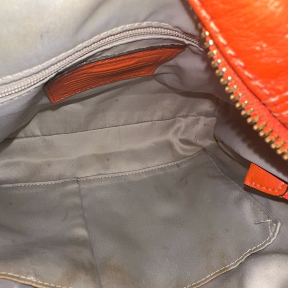 Coach Ashley Mini Tote & CoachCompact Clutch Wallet Tearose Orange - Picture 11 of 12